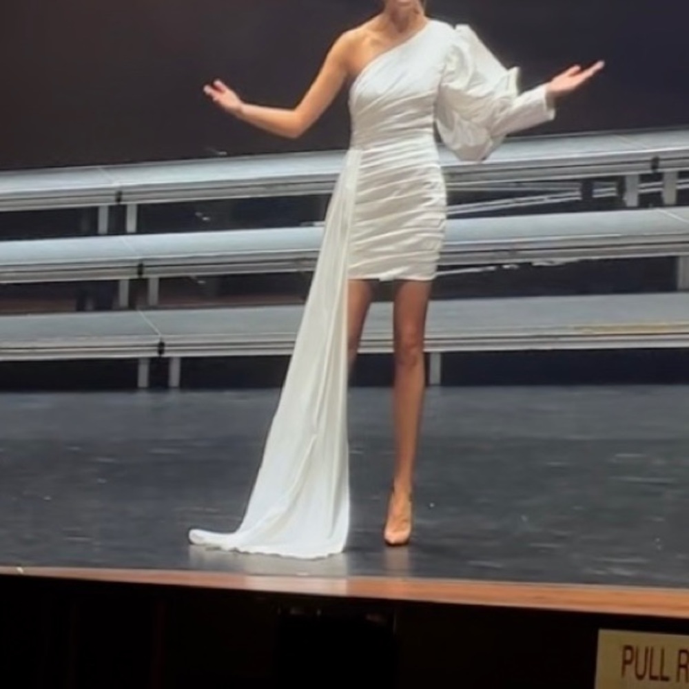Custom white gown
